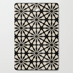 Monochrome Floral Geometric Pattern Cutting Board Gallery Image 1
