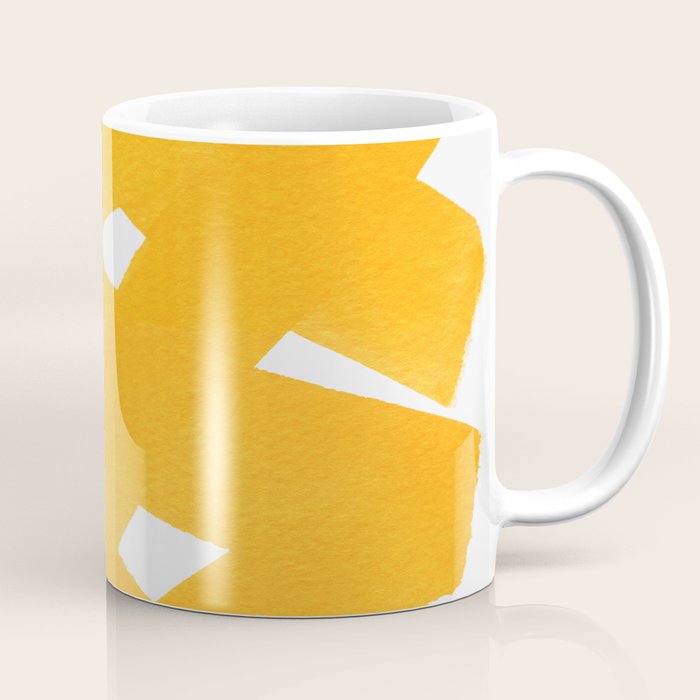 Superwatercolor Deep Yellow Coffee Mug Gallery Image 1