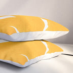 Superwatercolor Deep Yellow Pillow Sham Gallery Image 3