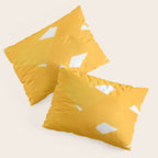 Superwatercolor Deep Yellow Pillow Sham Gallery Image 3