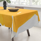 Superwatercolor Deep Yellow Tablecloth Gallery Image 3