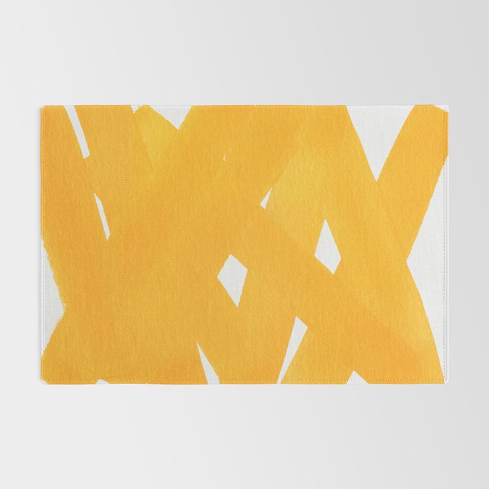 Superwatercolor Deep Yellow Rug Gallery Image 2