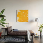 Superwatercolor Deep Yellow Wood Wall Art Gallery Image 2