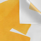 Superwatercolor Deep Yellow Wall Tapestry Gallery Image 3
