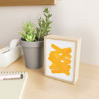 Superwatercolor Deep Yellow Mini Art Print Gallery Image 2