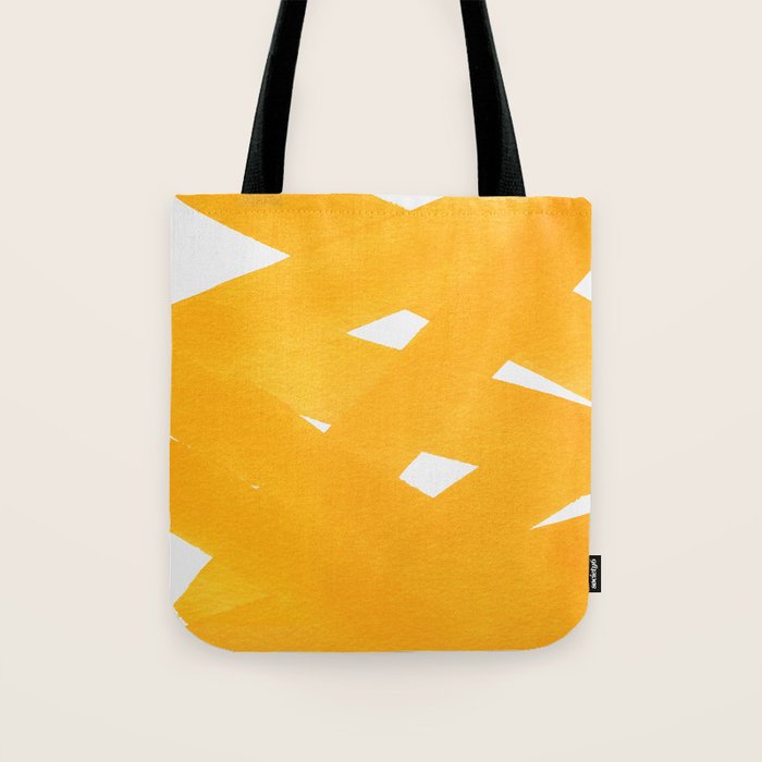 Superwatercolor Deep Yellow Tote Bag Gallery Image 1