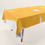 Superwatercolor Deep Yellow Tablecloth Gallery Image 1