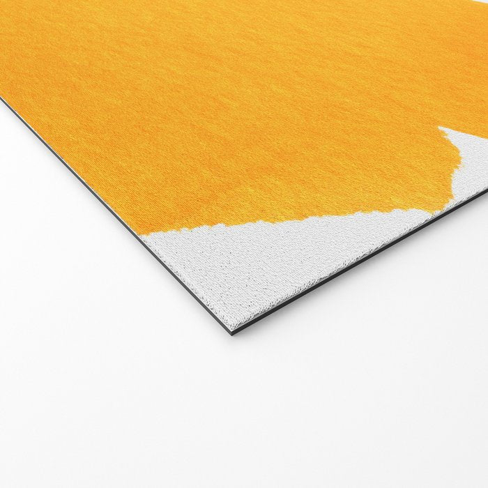 Superwatercolor Deep Yellow Welcome Mat Gallery Image 2