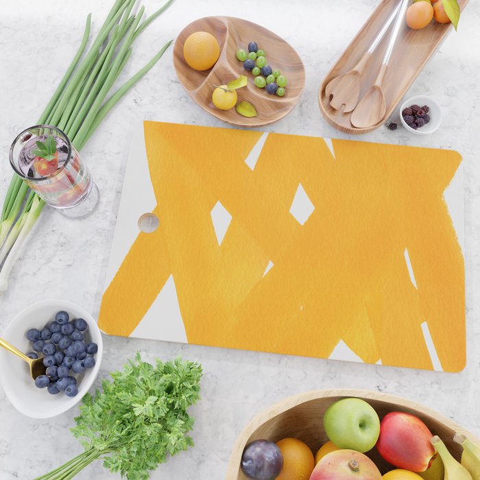 Superwatercolor Deep Yellow Cutting Board Gallery Image 2