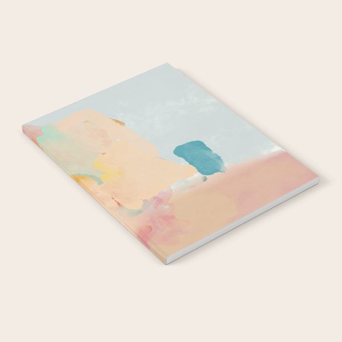 peachy landscape abstract Notebook Gallery Image 1