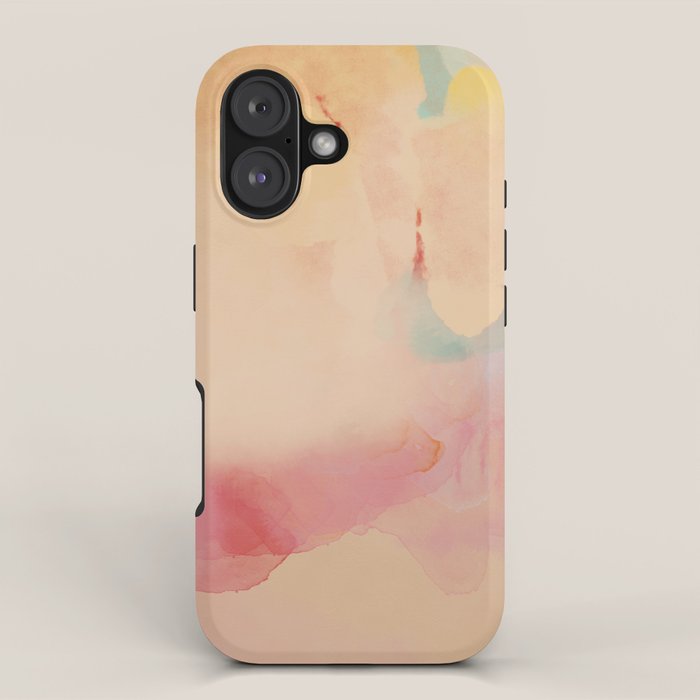 peachy landscape abstract iPhone Case Gallery Image 1
