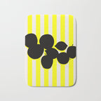 Still life- yellow stripe Bath Mat Gallery Image 1