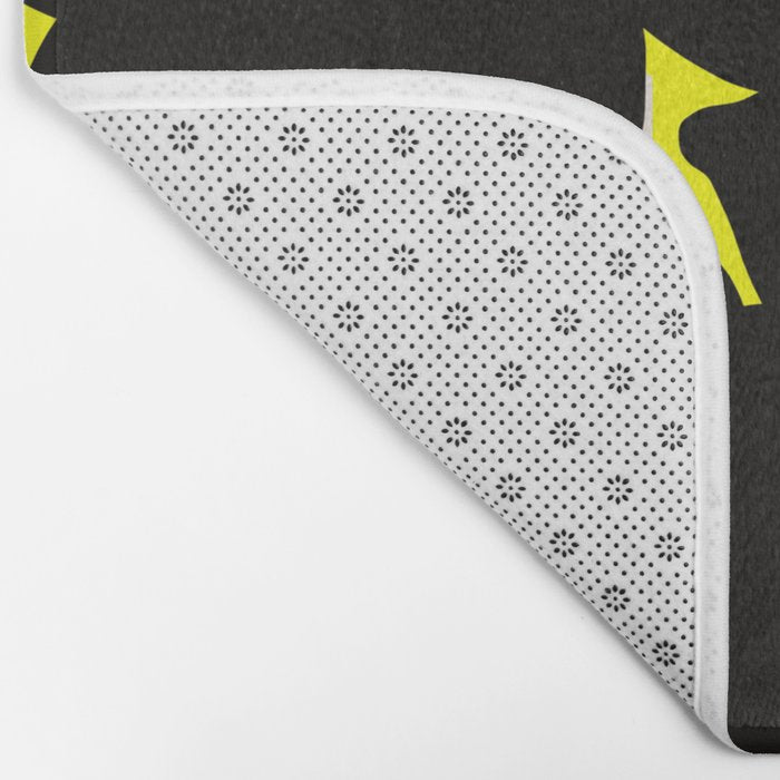 Still life- yellow stripe Bath Mat Gallery Image 2