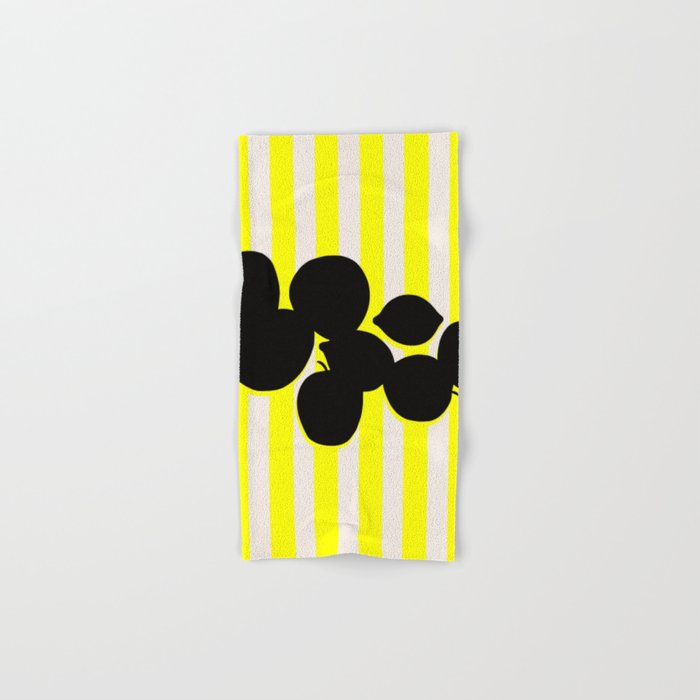 Still life- yellow stripe Bath Towel Gallery Image 1
