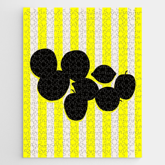 Still life- yellow stripe Jigsaw Puzzle Gallery Image 1
