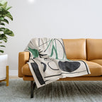 Minimalist Still Life 15 Throw Blanket Gallery Image 1