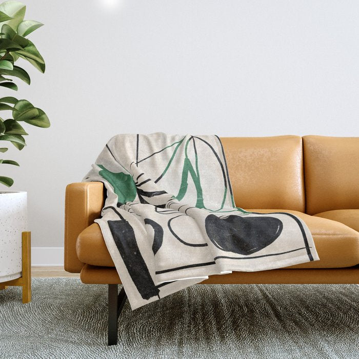 Minimalist Still Life 15 Throw Blanket Gallery Image 1