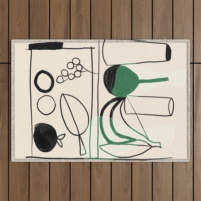 Minimalist Still Life 15 Outdoor Rug Gallery Image 1