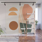 Minimal Abstract Shapes 14 Wall Mural Gallery Image 1