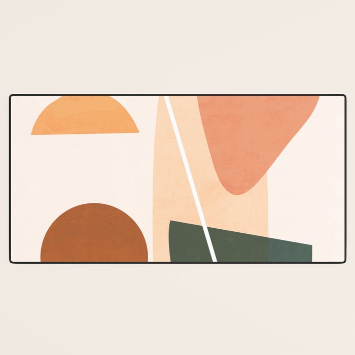 Minimal Abstract Shapes 14 Desk Mat Gallery Image 3
