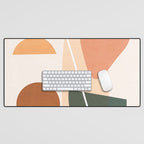 Minimal Abstract Shapes 14 Desk Mat Gallery Image 1
