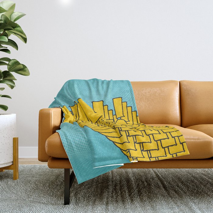 Chill Chill Chill! | Blue Edition Throw Blanket Gallery Image 1