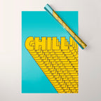 Chill Chill Chill! | Blue Edition Wrapping Paper Gallery Image 1