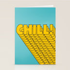 Chill Chill Chill! | Blue Edition Stationery Card Gallery Image 2