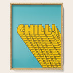 Chill Chill Chill! | Blue Edition Serving Tray Gallery Image 1