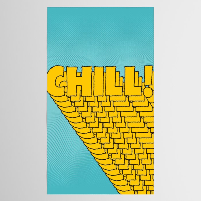 Chill Chill Chill! | Blue Edition Tablecloth Gallery Image 2