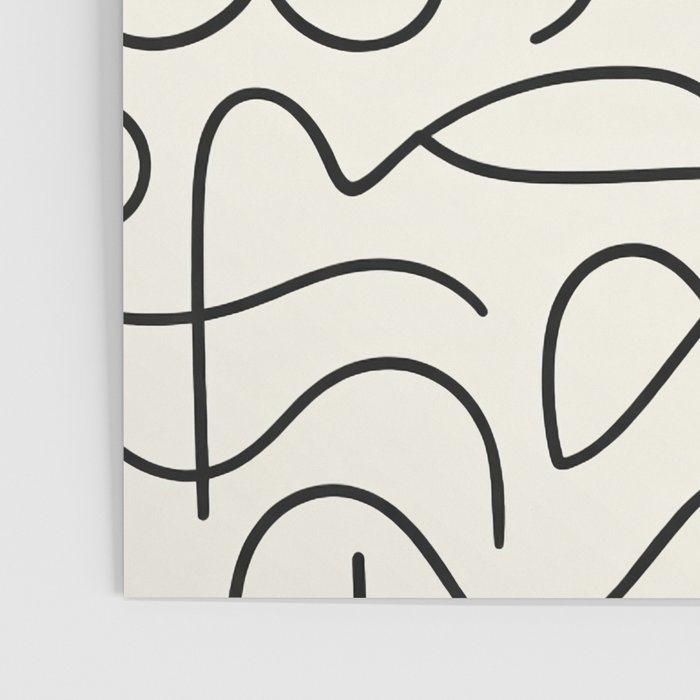 Mediterranean Minimal Line Art Pattern Poster Gallery Image 3