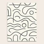 Mediterranean Minimal Line Art Pattern Notebook Gallery Image 4