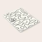 Mediterranean Minimal Line Art Pattern Notebook Gallery Image 3