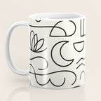 Mediterranean Minimal Line Art Pattern Coffee Mug Gallery Image 3