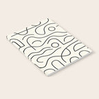 Mediterranean Minimal Line Art Pattern Notebook Gallery Image 2