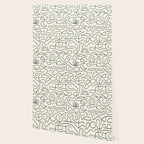 Mediterranean Minimal Line Art Pattern Wallpaper Gallery Image 2