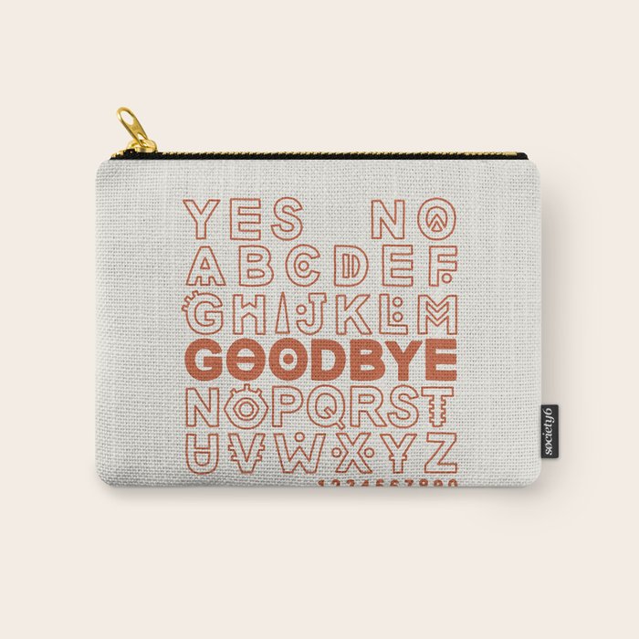 Plastic Bag Ouija Board Carry All Pouch Gallery Image 1