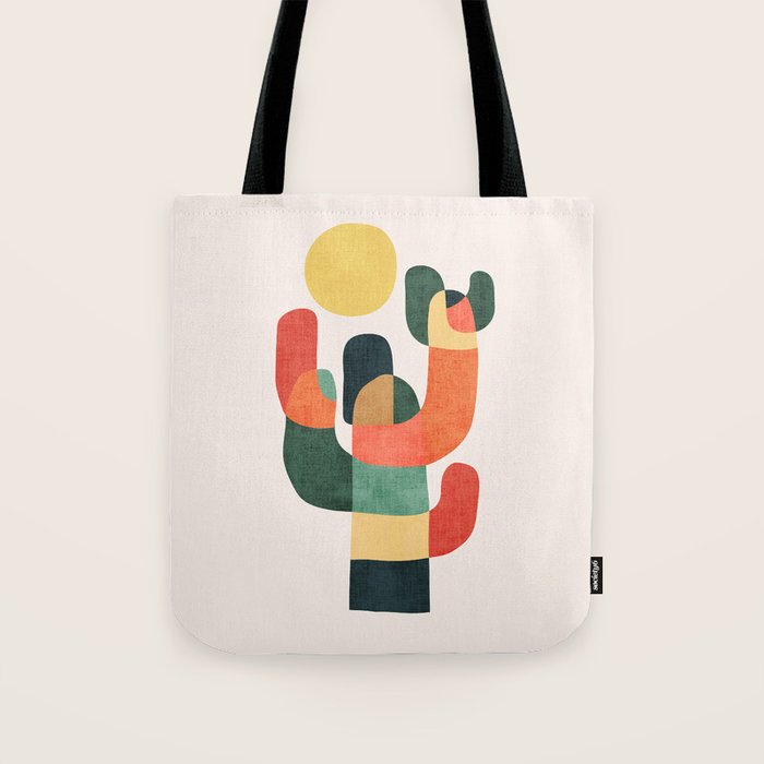 Cactus in the desert Tote Bag Gallery Image 1