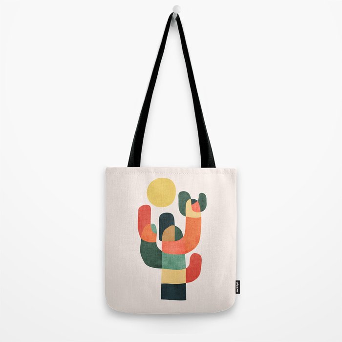 Cactus in the desert Tote Bag Gallery Image 2