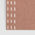 boho vertical stitch - terracotta Poster Gallery Image 3
