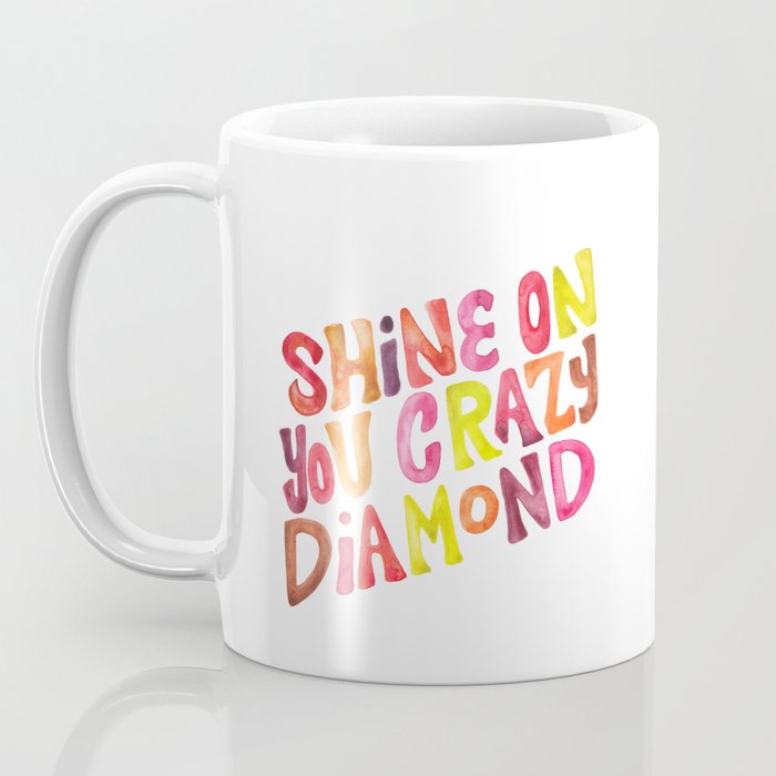 Shine On You Crazy Diamond - Rainbow Palette Coffee Mug Gallery Image 3