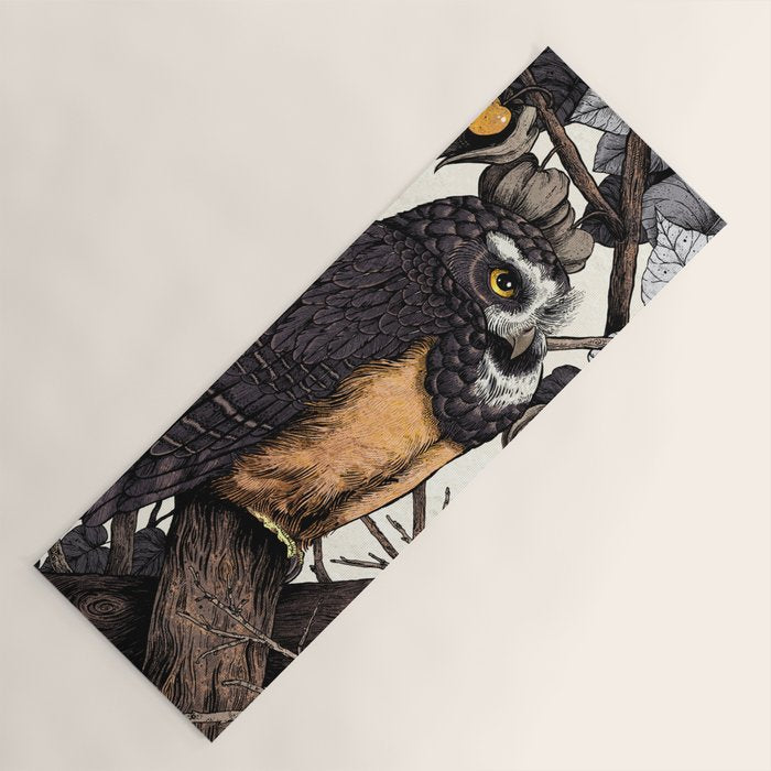 Spectacled Owl Yoga Mat Gallery Image 1