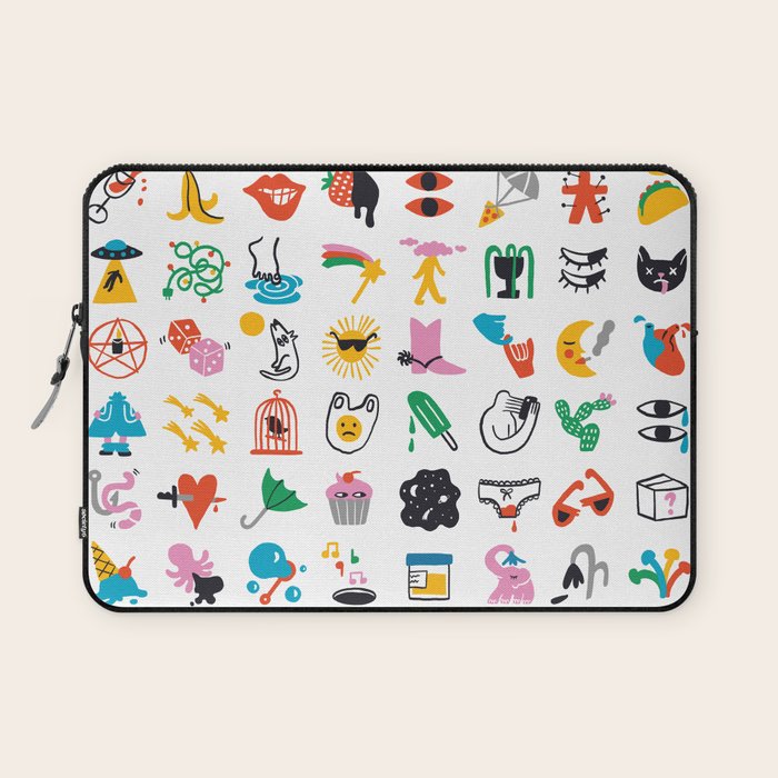 Relevant Symbols Laptop Sleeve Gallery Image 1
