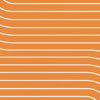 Minimal Line Curvature LXXXIII 70s Orange Mid Century Modern Arch Abstract Coffee Mug Gallery Image 2