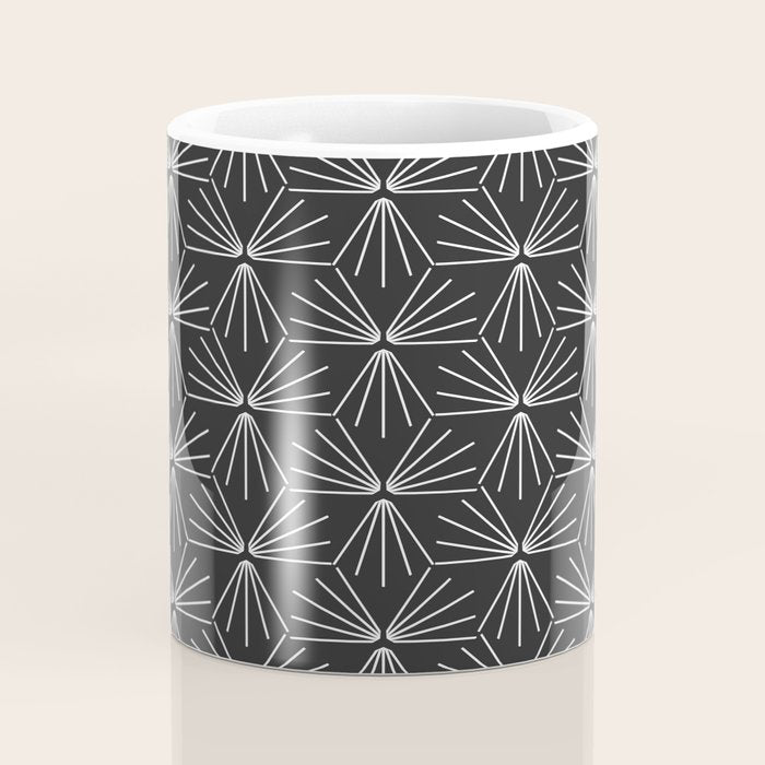 SUN TILE CHARCOAL Coffee Mug Gallery Image 4