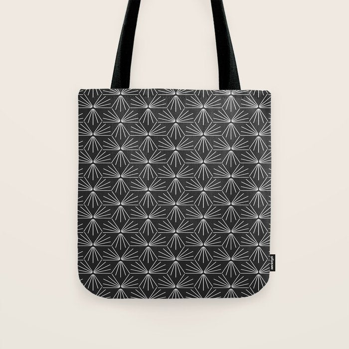 SUN TILE CHARCOAL Tote Bag Gallery Image 1