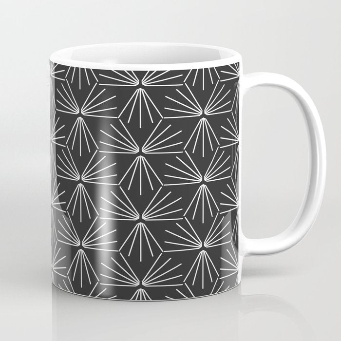 SUN TILE CHARCOAL Coffee Mug Gallery Image 1