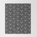 SUN TILE CHARCOAL Throw Blanket Gallery Image 2