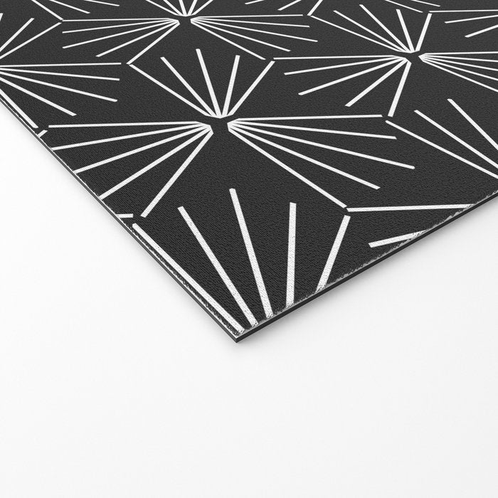 SUN TILE CHARCOAL Welcome Mat Gallery Image 2