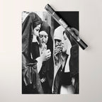 Nuns Smoking High Resolution Version Wrapping Paper Gallery Image 1